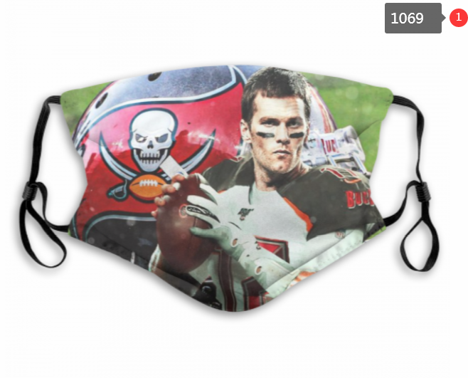 NFL Tampa Bay Buccaneers Dust mask with filter->nfl dust mask->Sports Accessory